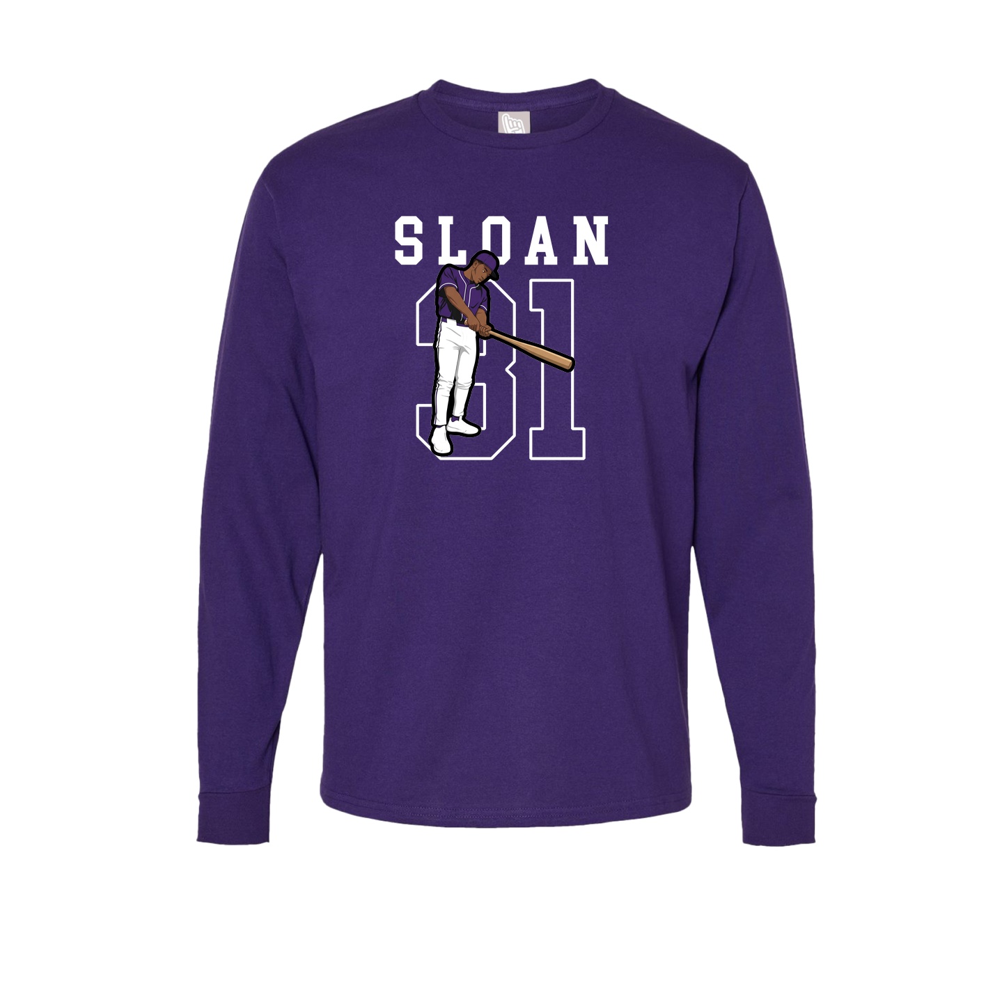 Long Sleeve Tee — Shirsey in Purple