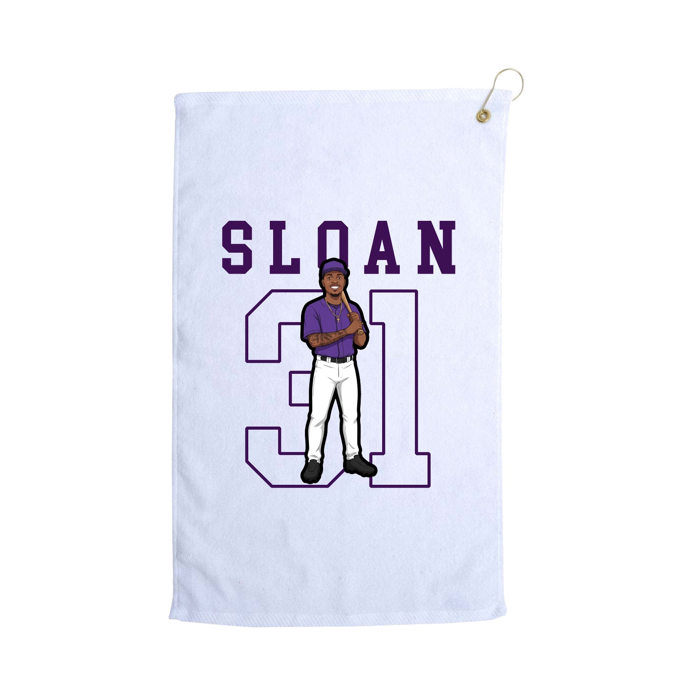 Golf Towel — Shirsey in White