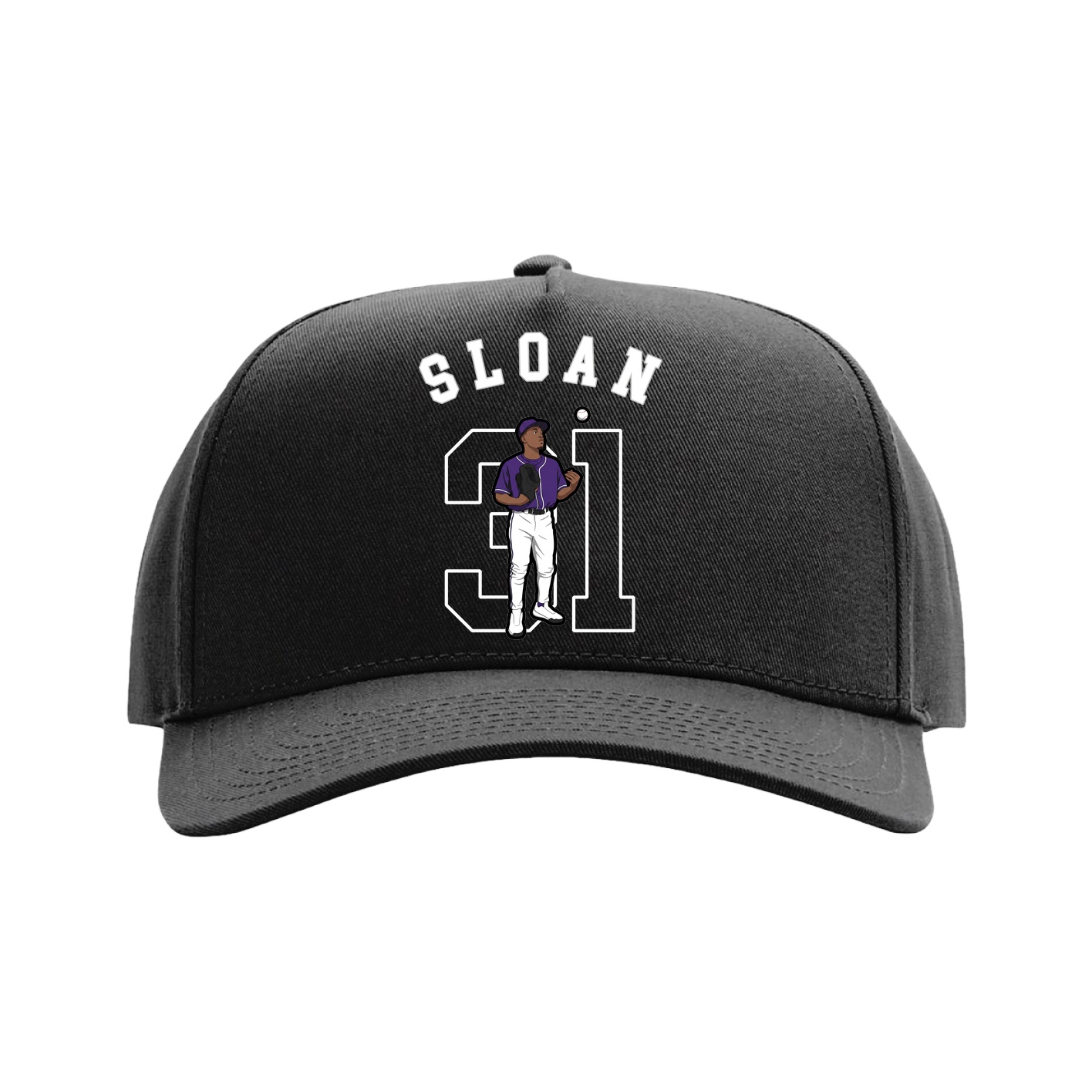 Full Fabric Five-Panel Champ Cap