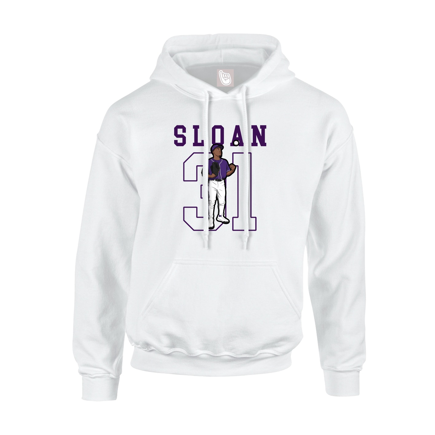 Hoodie — Shirsey in White