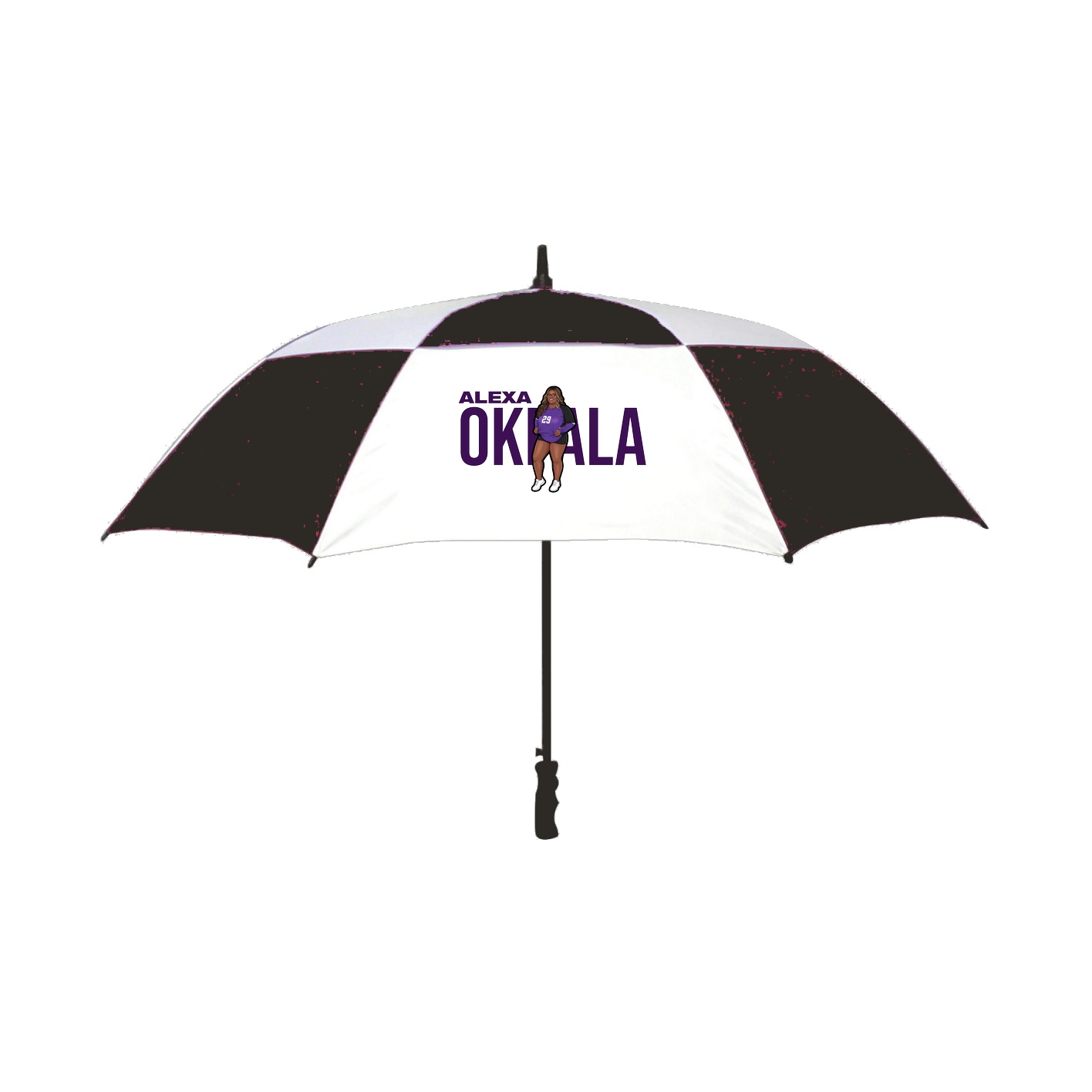 Golf Umbrella — Player Name in Black