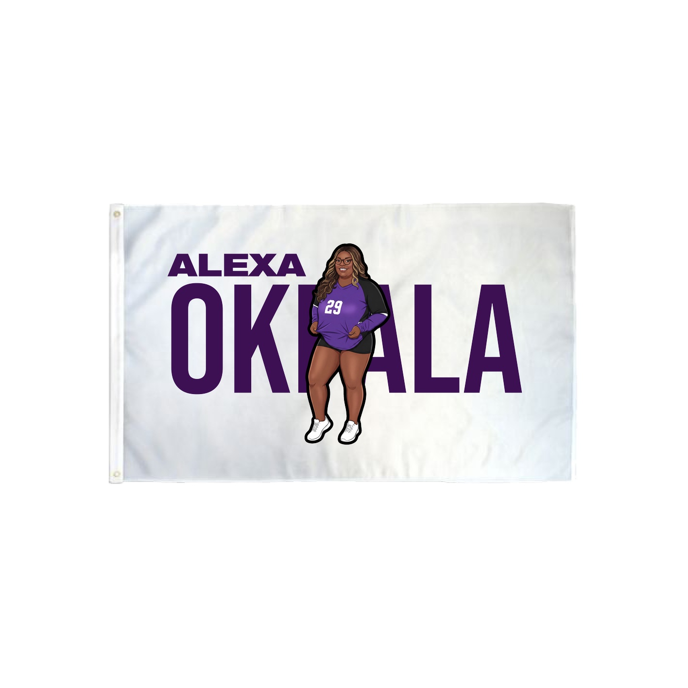 3x5 Flag — Player Name in Classic