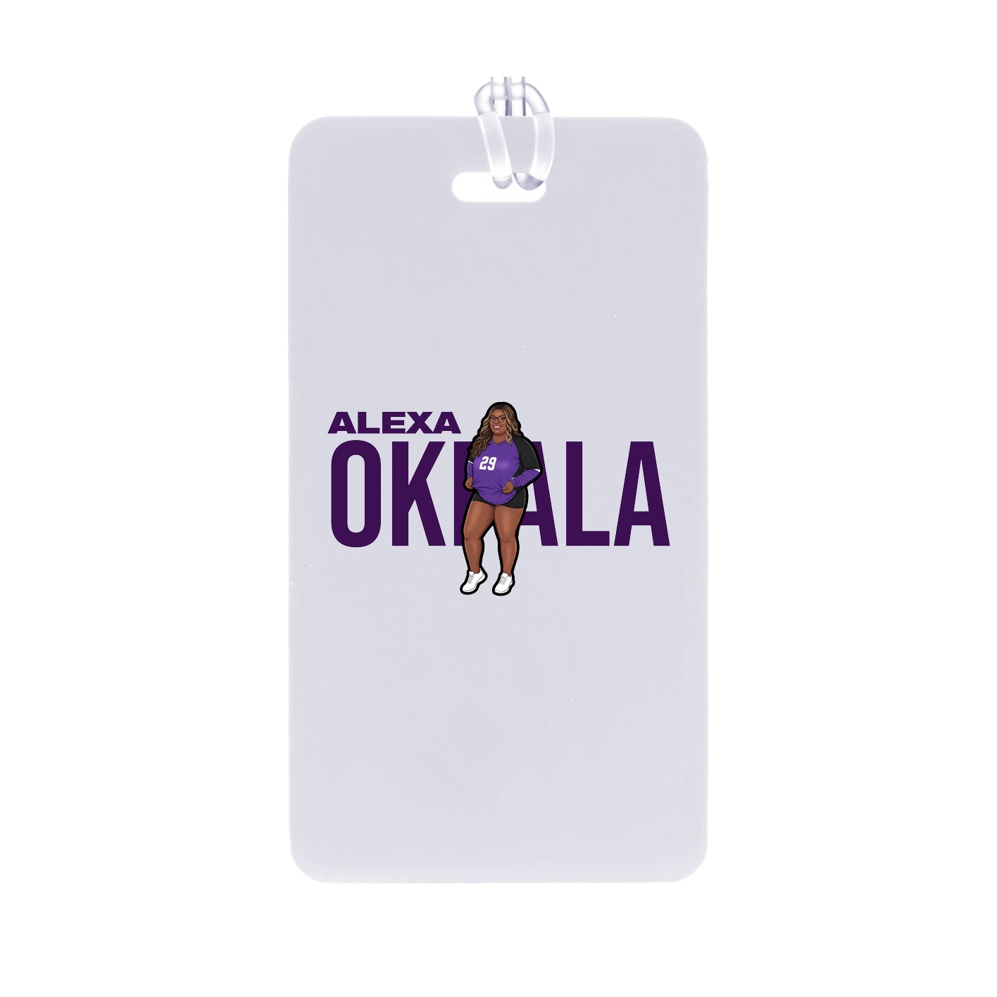 Bag Tag — Player Name in Classic