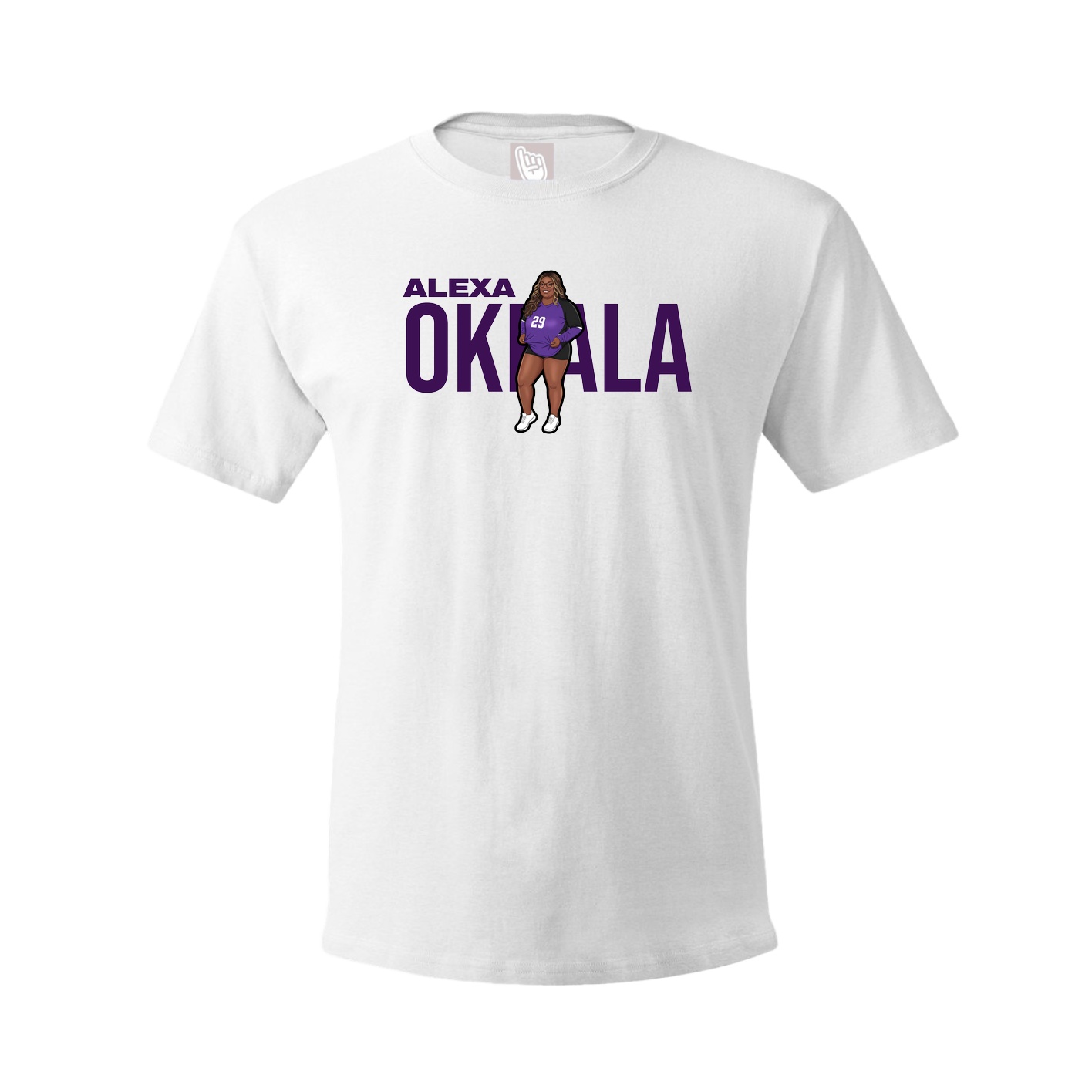 Youth Tee — Player Name in White