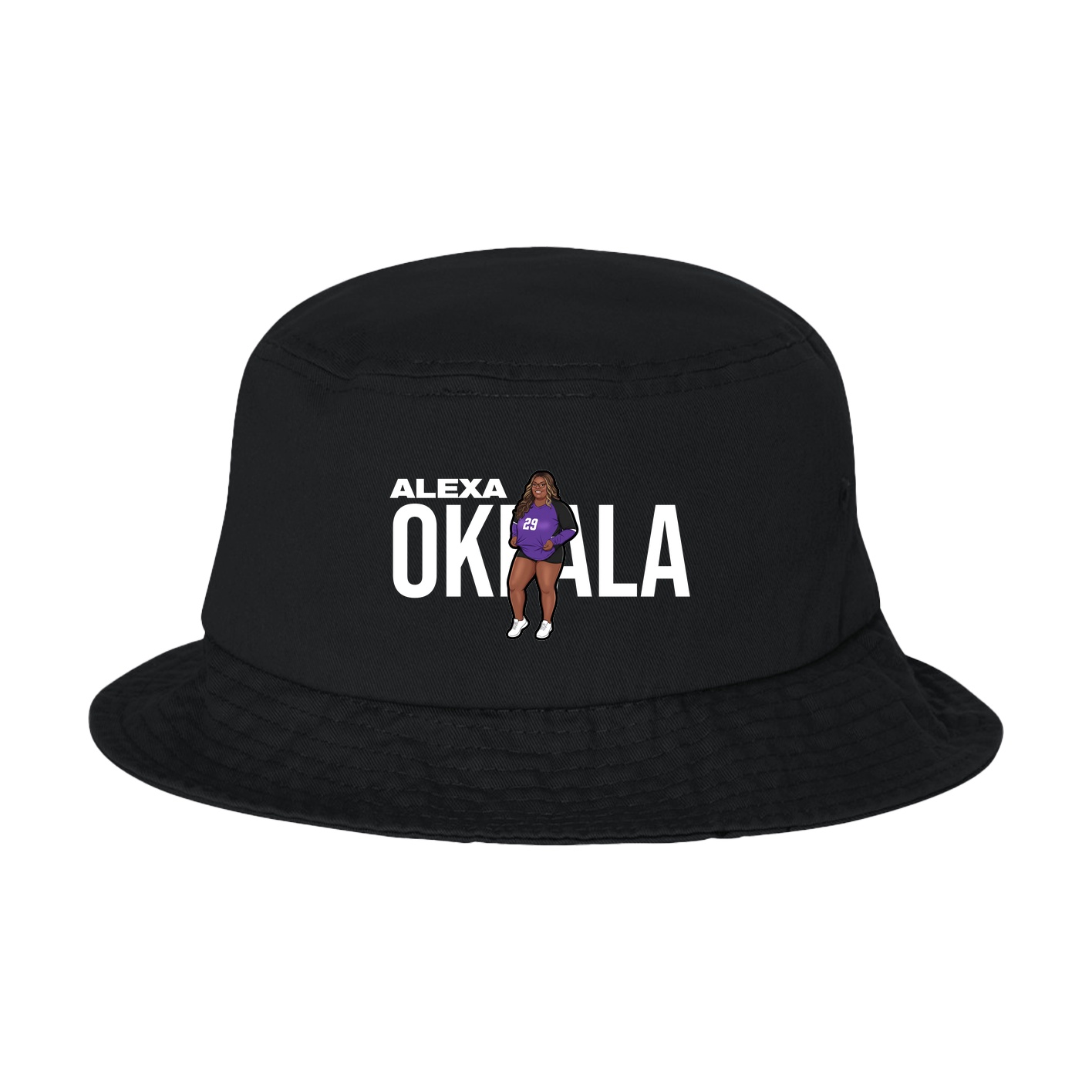 Bucket Cap — Player Name in Black