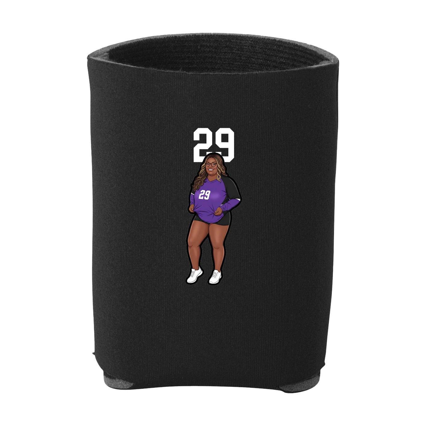 Can Holder — Number Top in Black