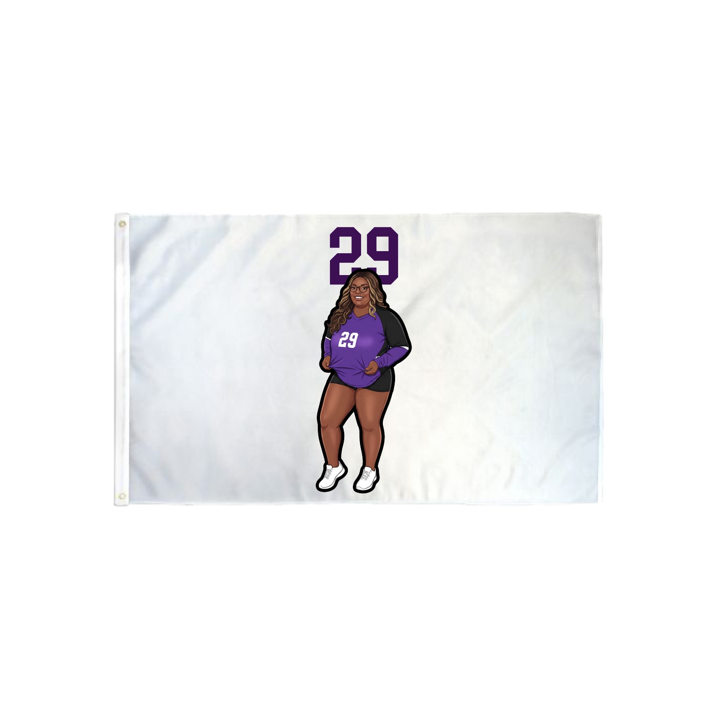 3x5 Flag — Number Top in Classic