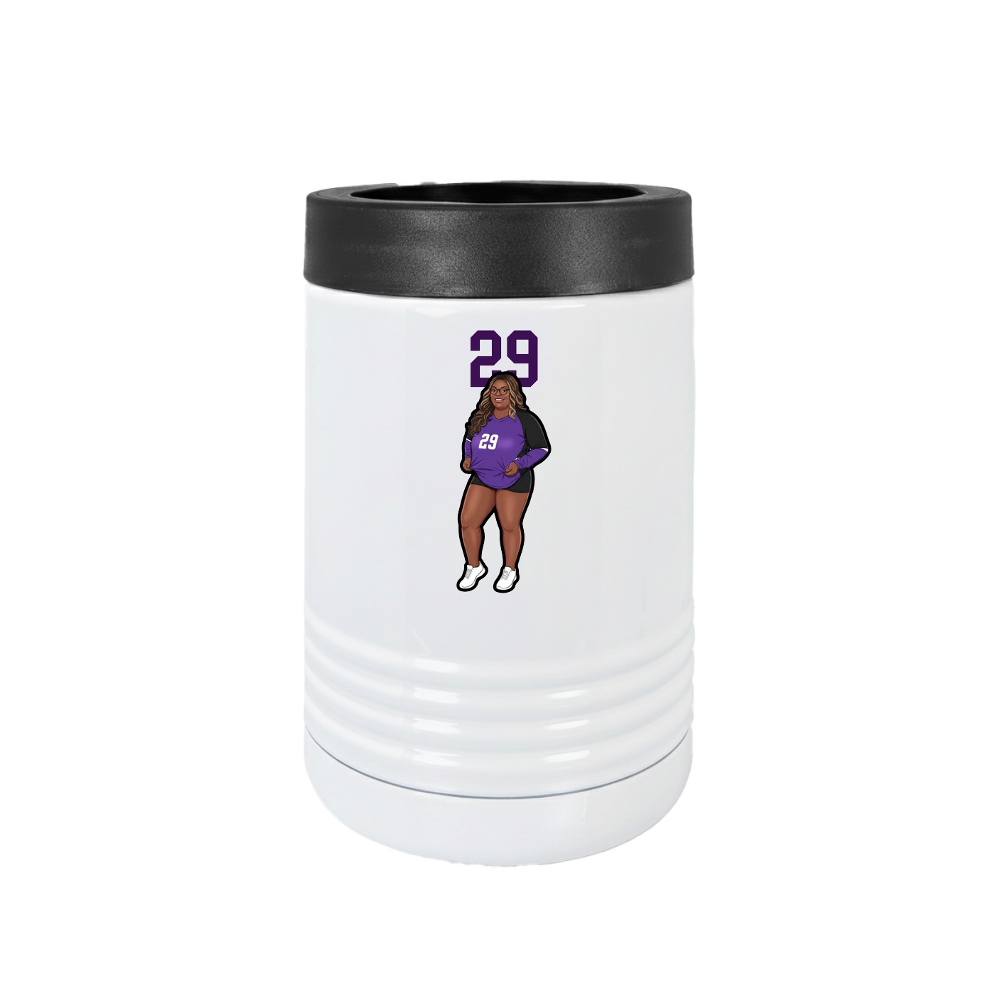 Beverage Holder — Number Top in White