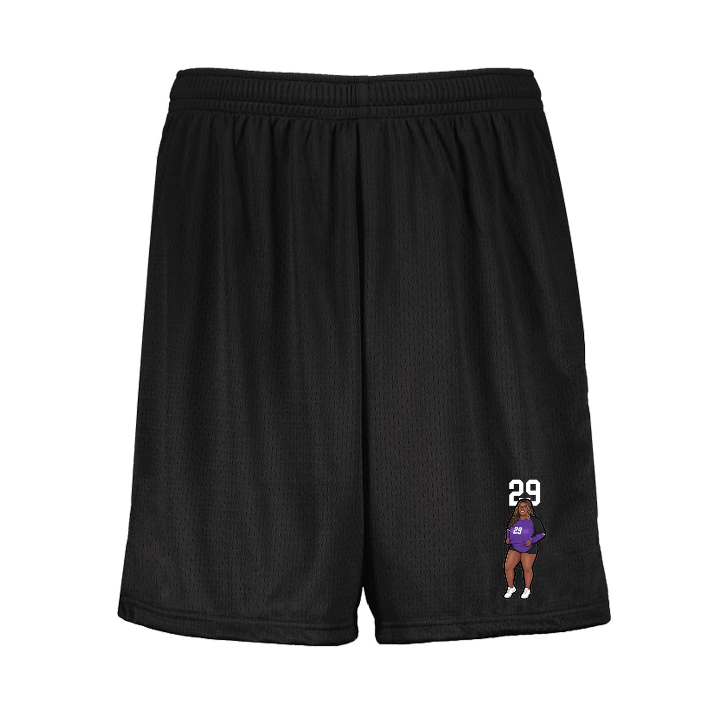 Shorts — Number Top in Black