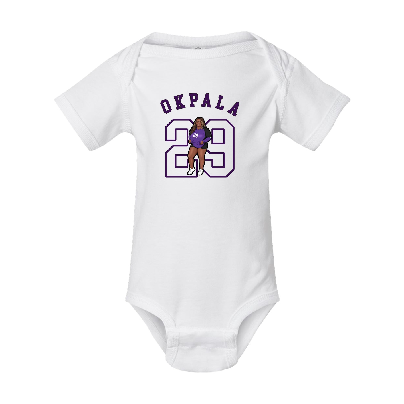 Baby Onesie — Shirsey Arch in White