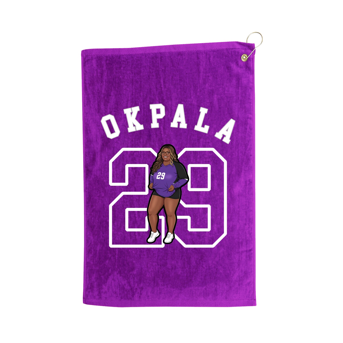 Golf Towel — Shirsey Arch in Purple