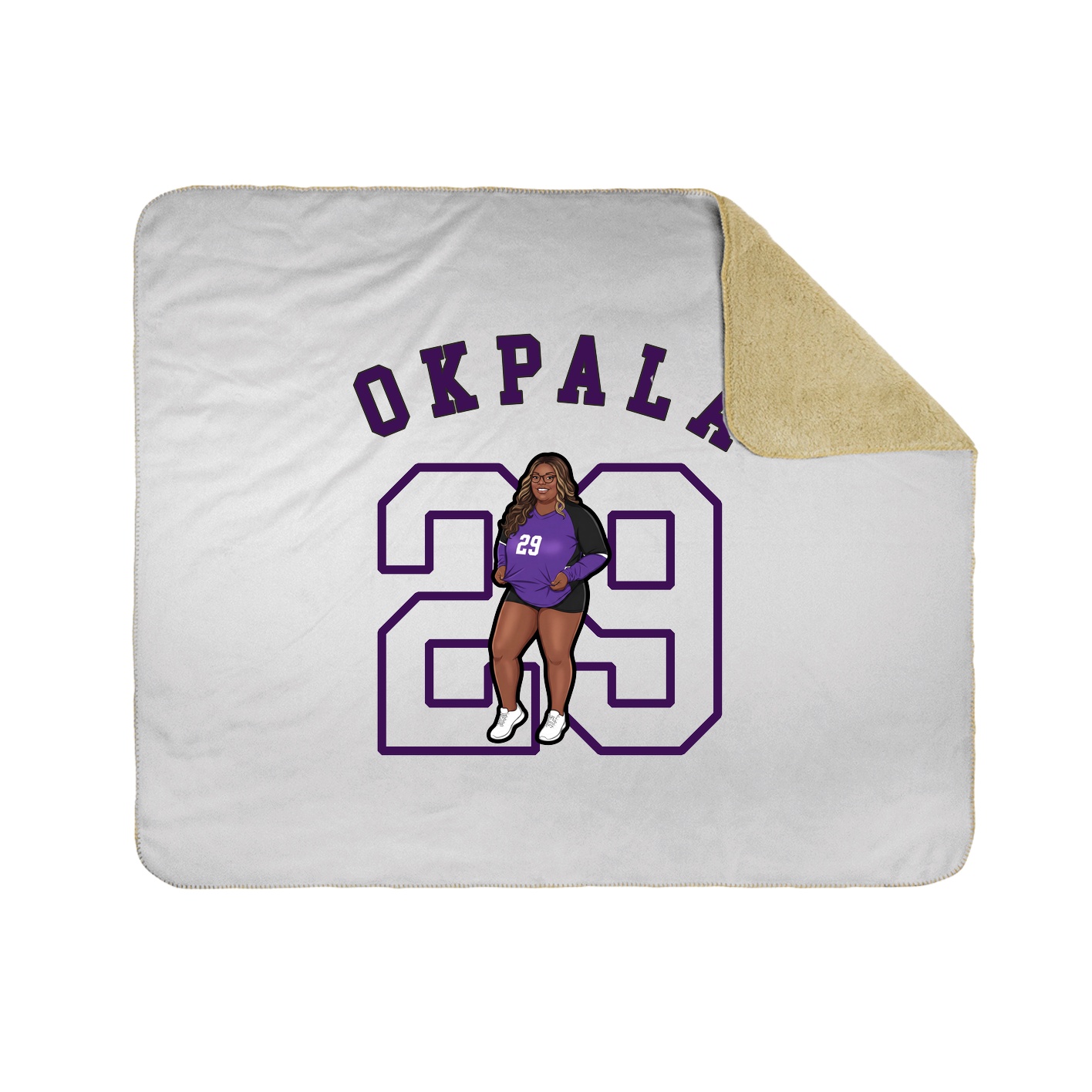 Throw Blanket — Shirsey Arch in White