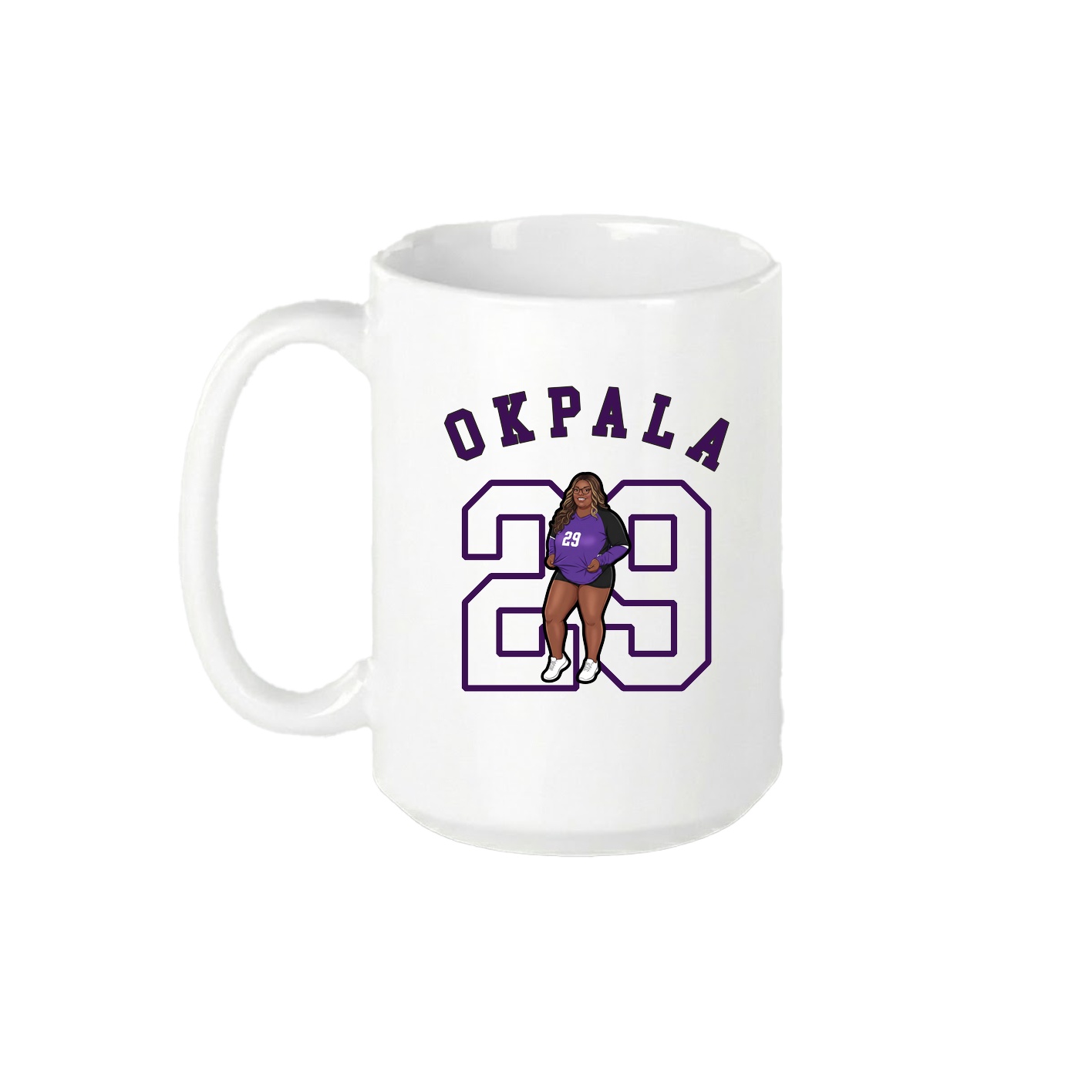 15oz Coffee Mug — Shirsey Arch in White