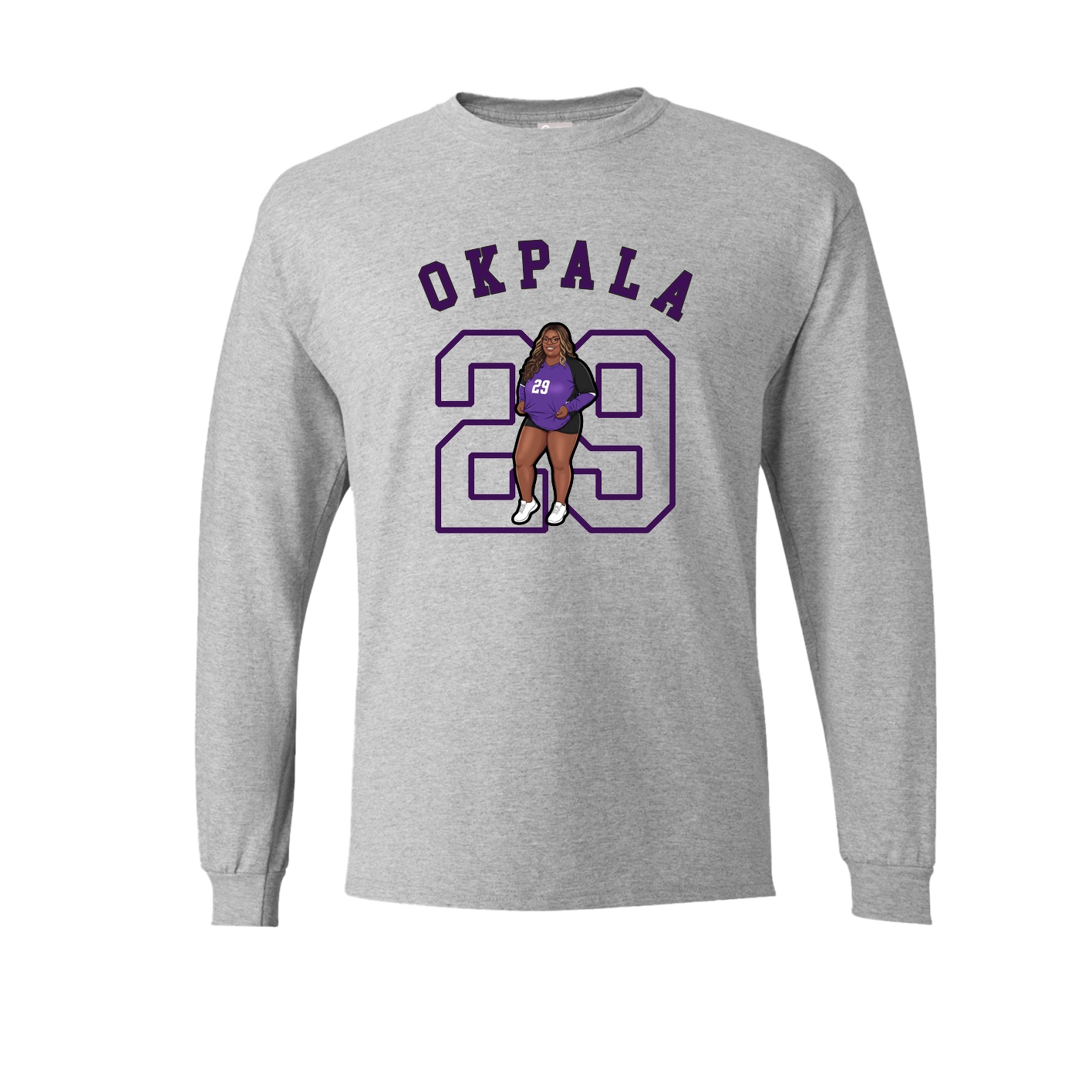Long Sleeve Tee — Shirsey Arch in Grey