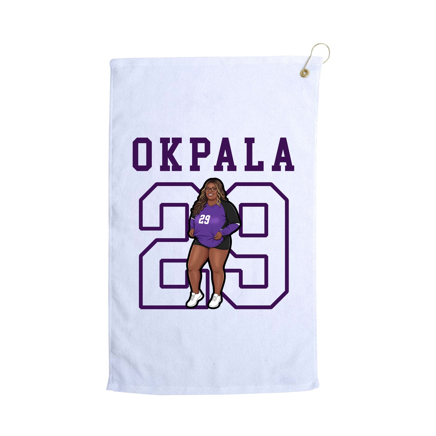 Golf Towel — Shirsey in White