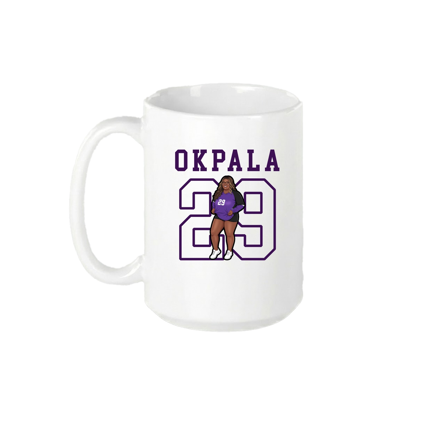 15oz Coffee Mug — Shirsey in White