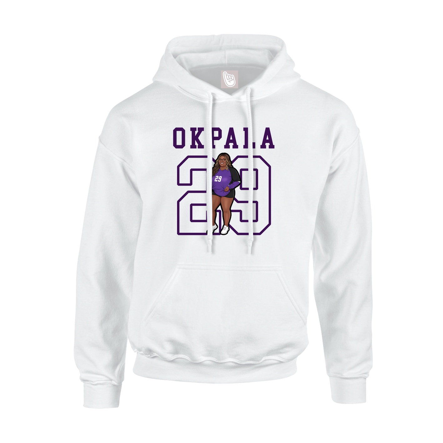 Youth Hoodie — Shirsey in White