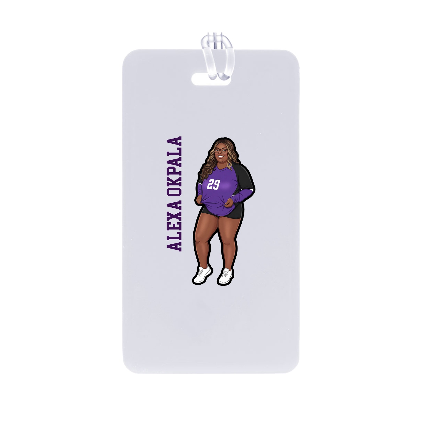 Bag Tag — Name Vertical in Classic