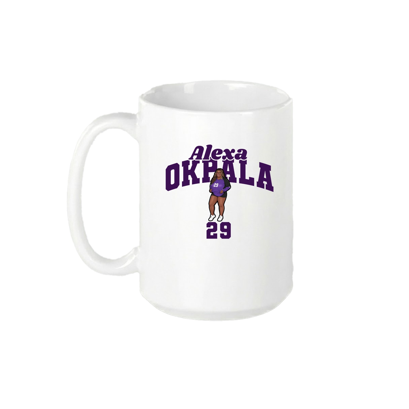15oz Coffee Mug — Signature Arch in White