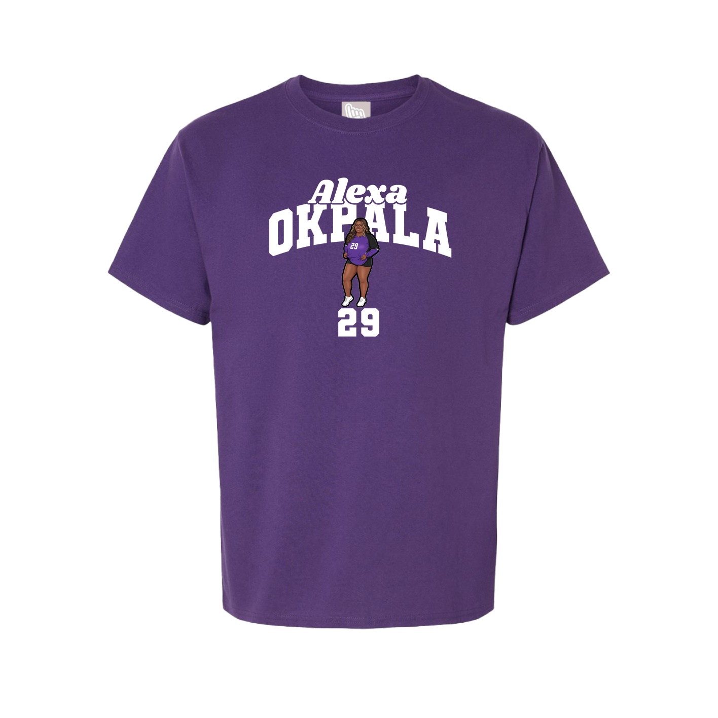 Youth Tee — Signature Arch in Purple