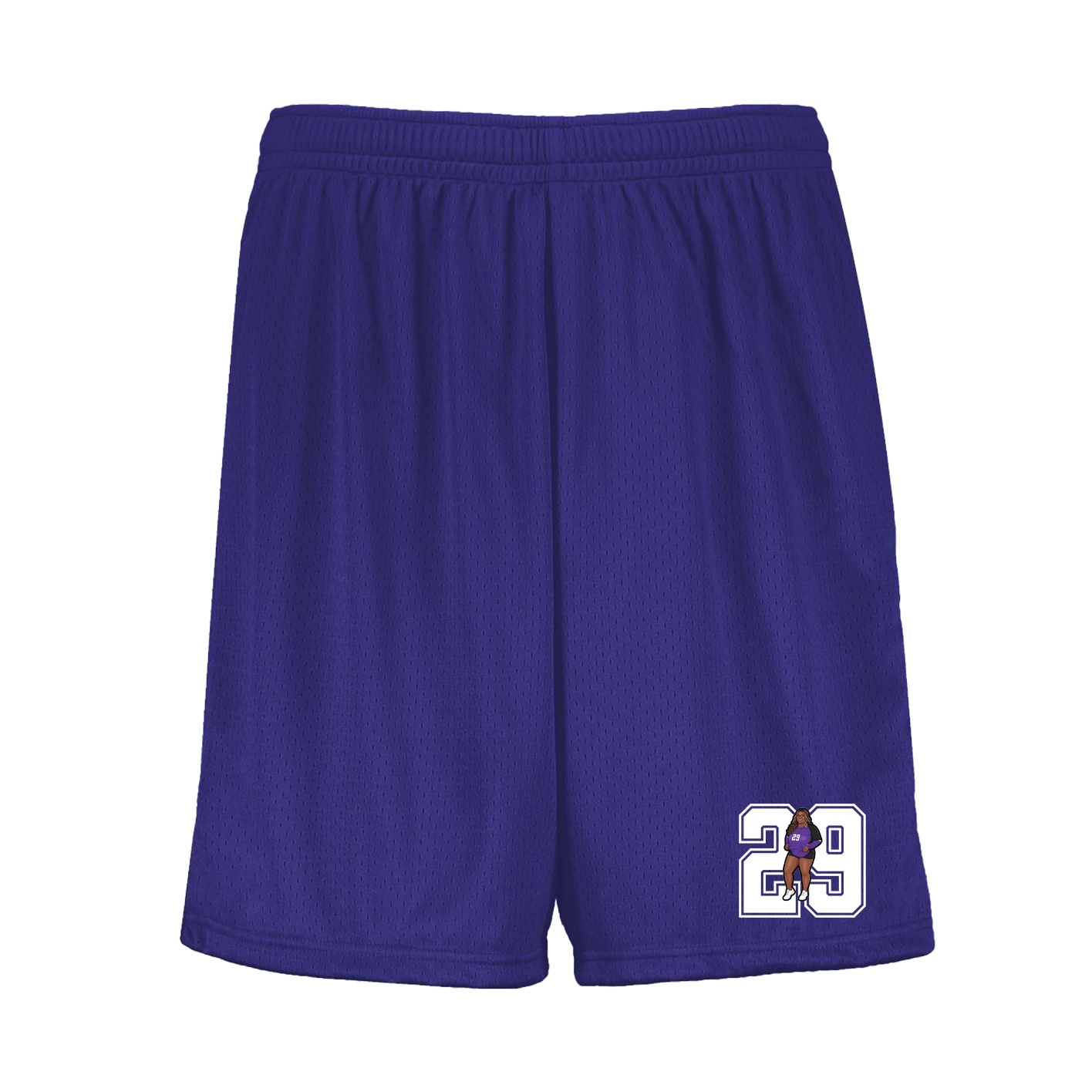 Shorts — Number in Purple