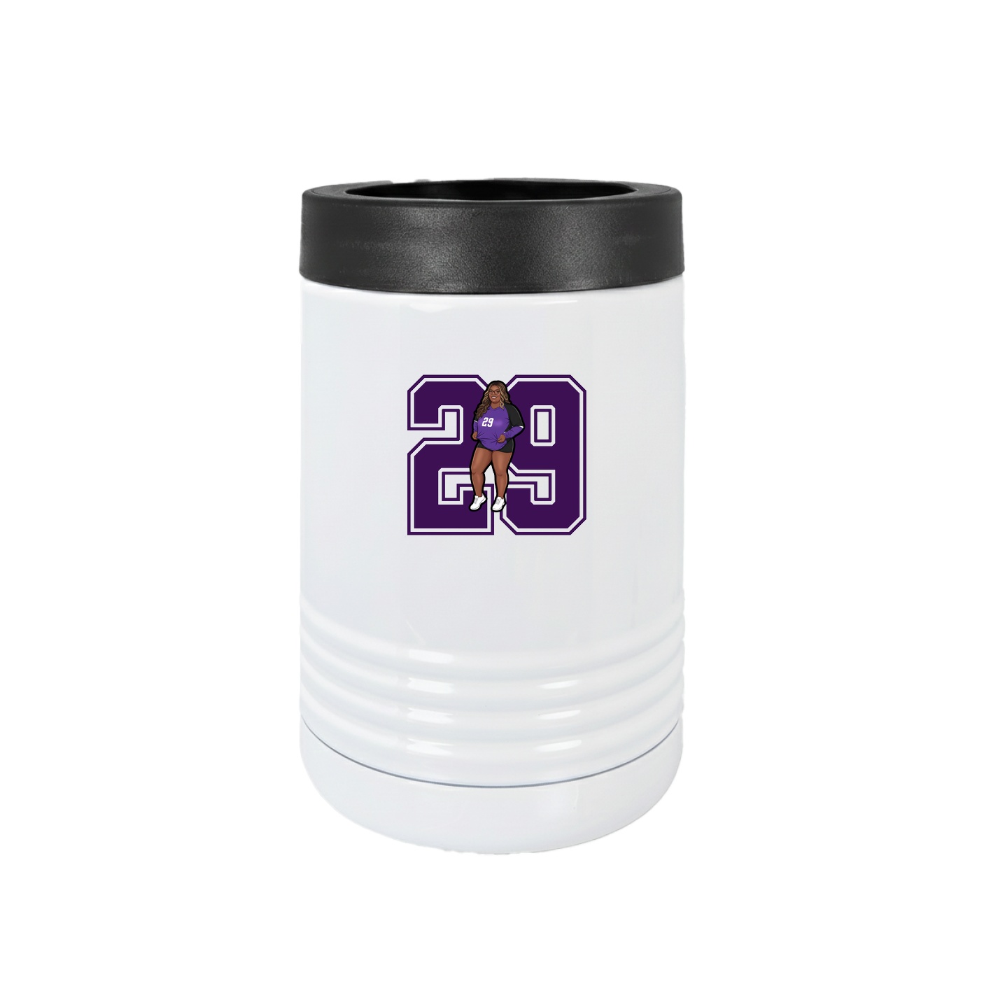 Beverage Holder — Number in White