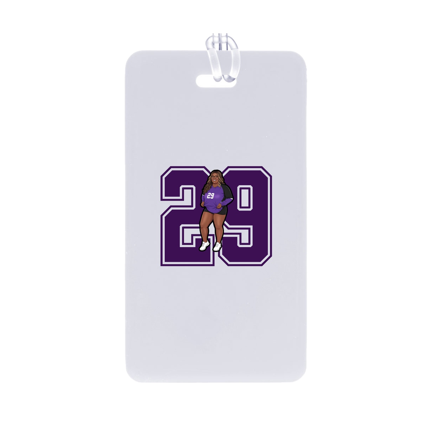 Bag Tag — Number in Classic