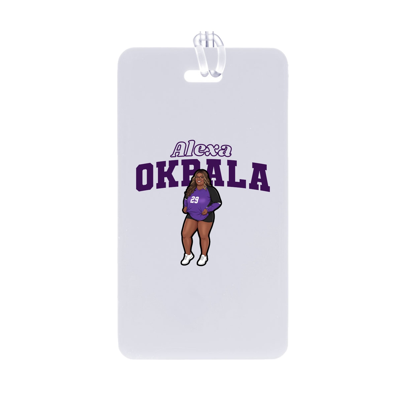 Bag Tag — Name Arch in Classic