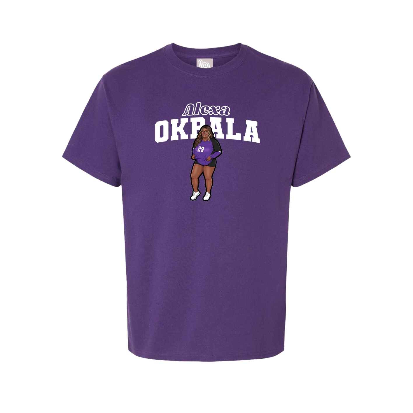 Tee — Name Arch in Purple