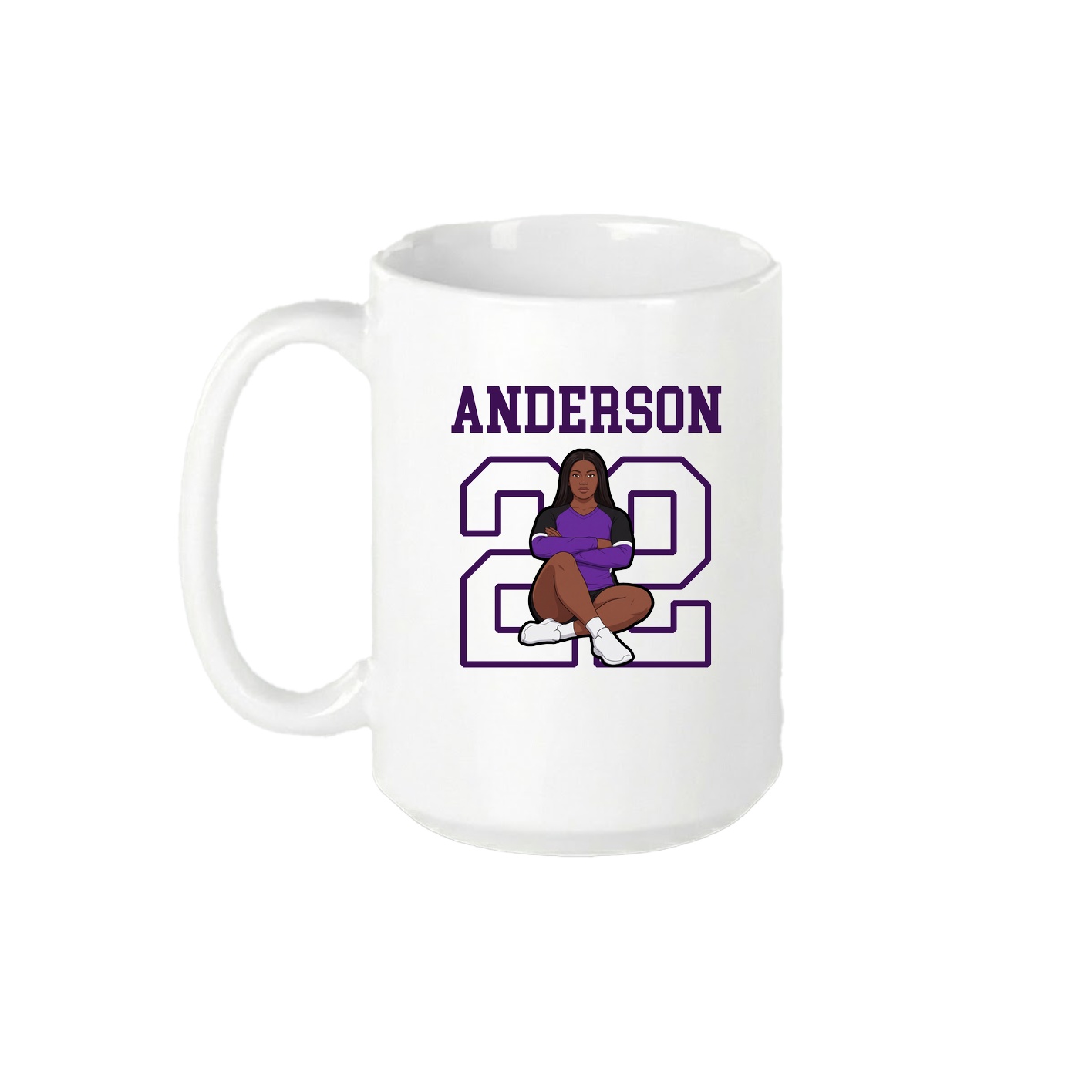 15oz Coffee Mug — Shirsey in White