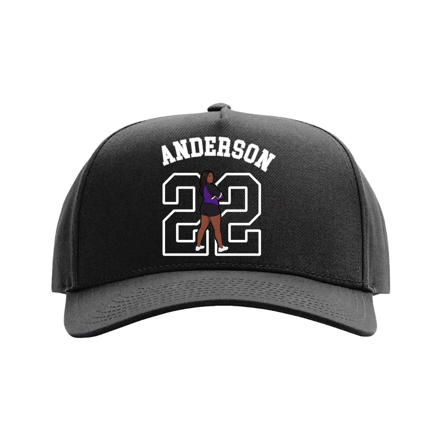 Full Fabric Five-Panel Champ Cap