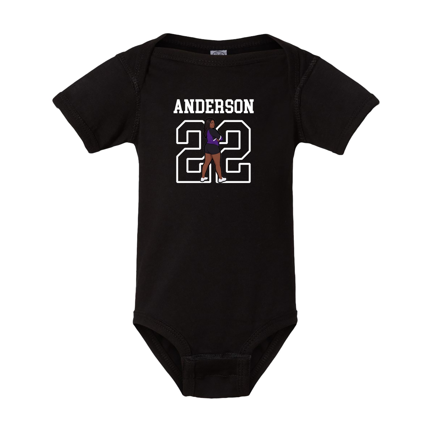 Baby Onesie — Shirsey in Black