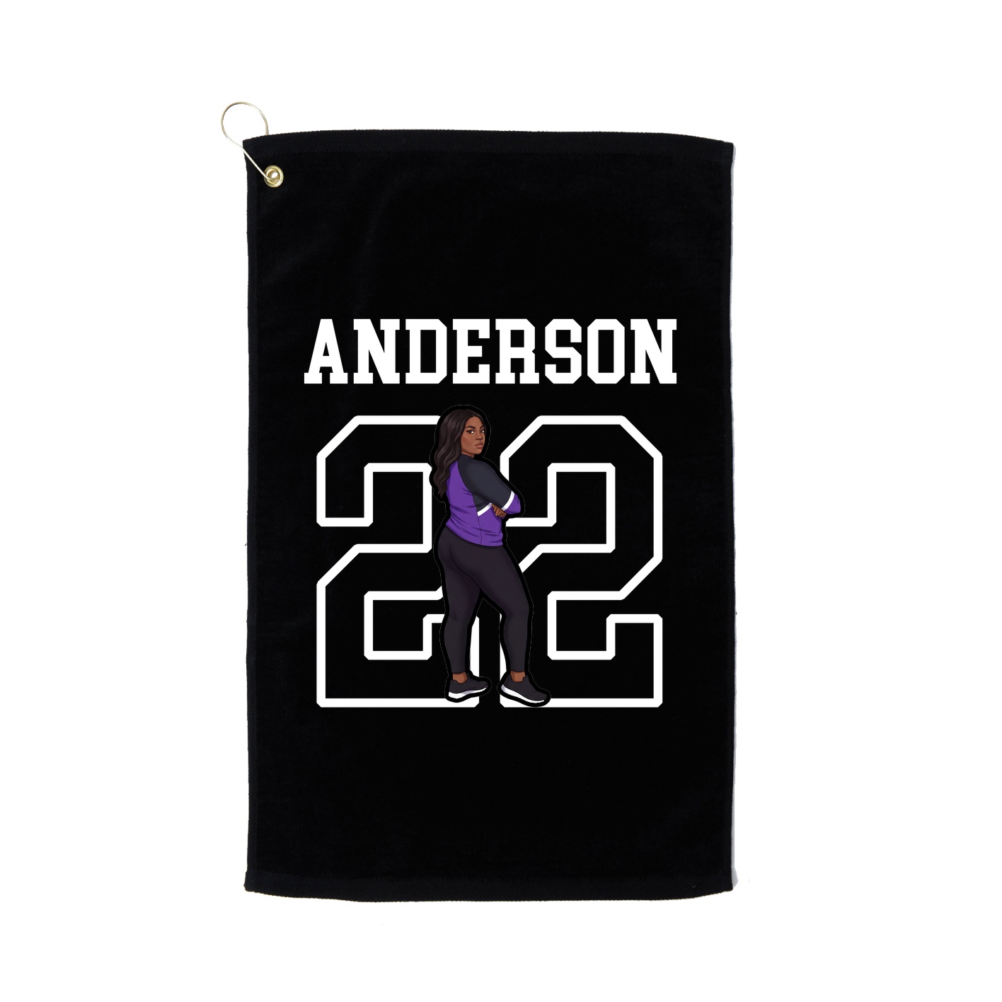 Golf Towel — Shirsey in Black