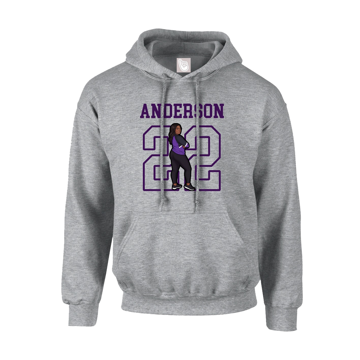 Youth Hoodie — Shirsey in Grey