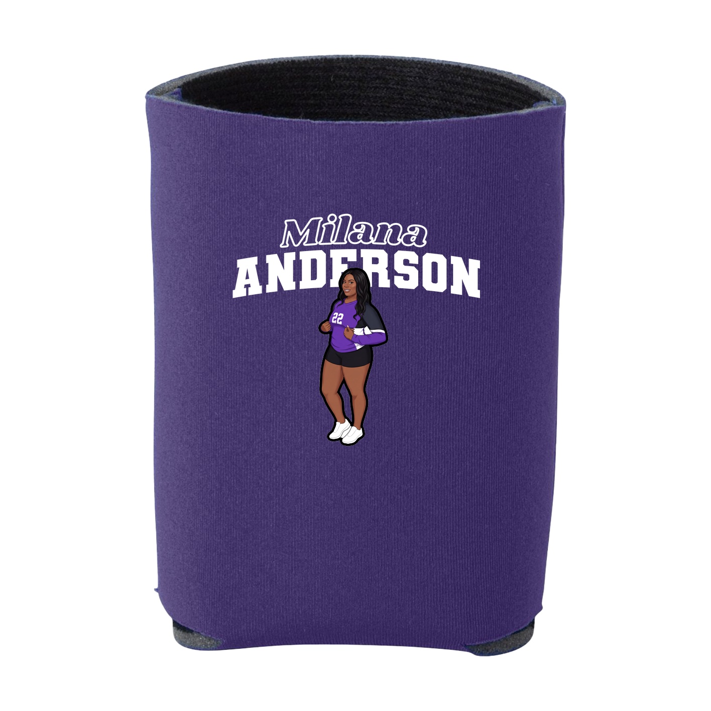 Can Holder — Name Arch in Purple