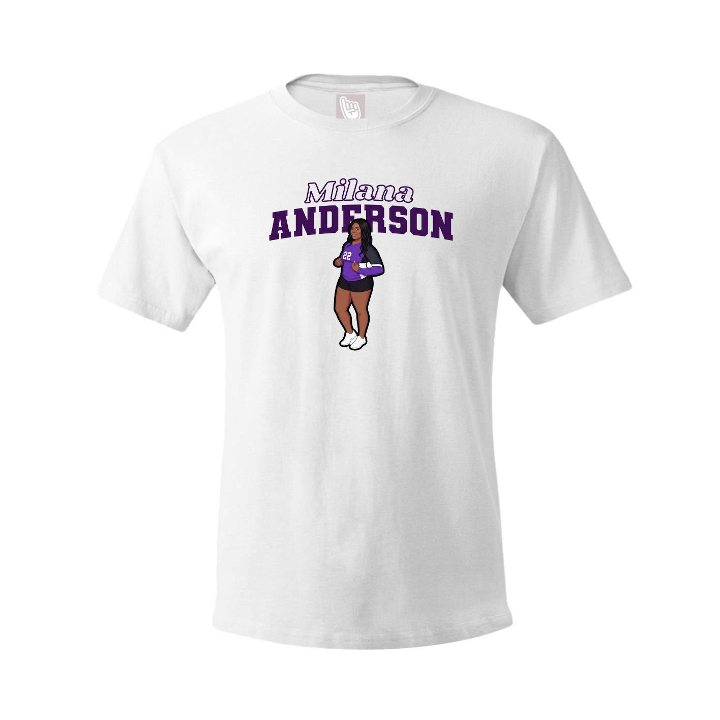 Tee — Name Arch in White