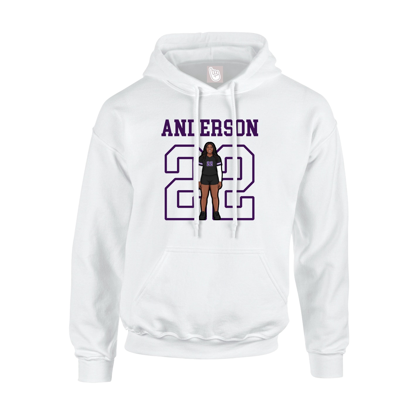 Youth Hoodie — Shirsey in White