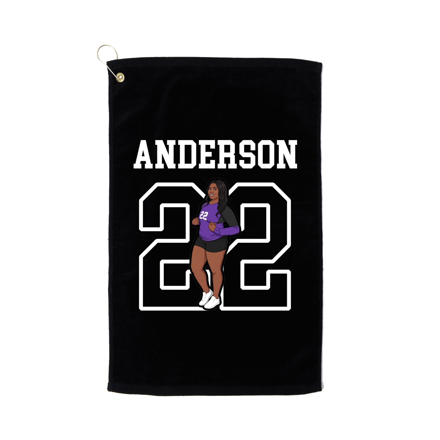 Golf Towel — Shirsey in Black