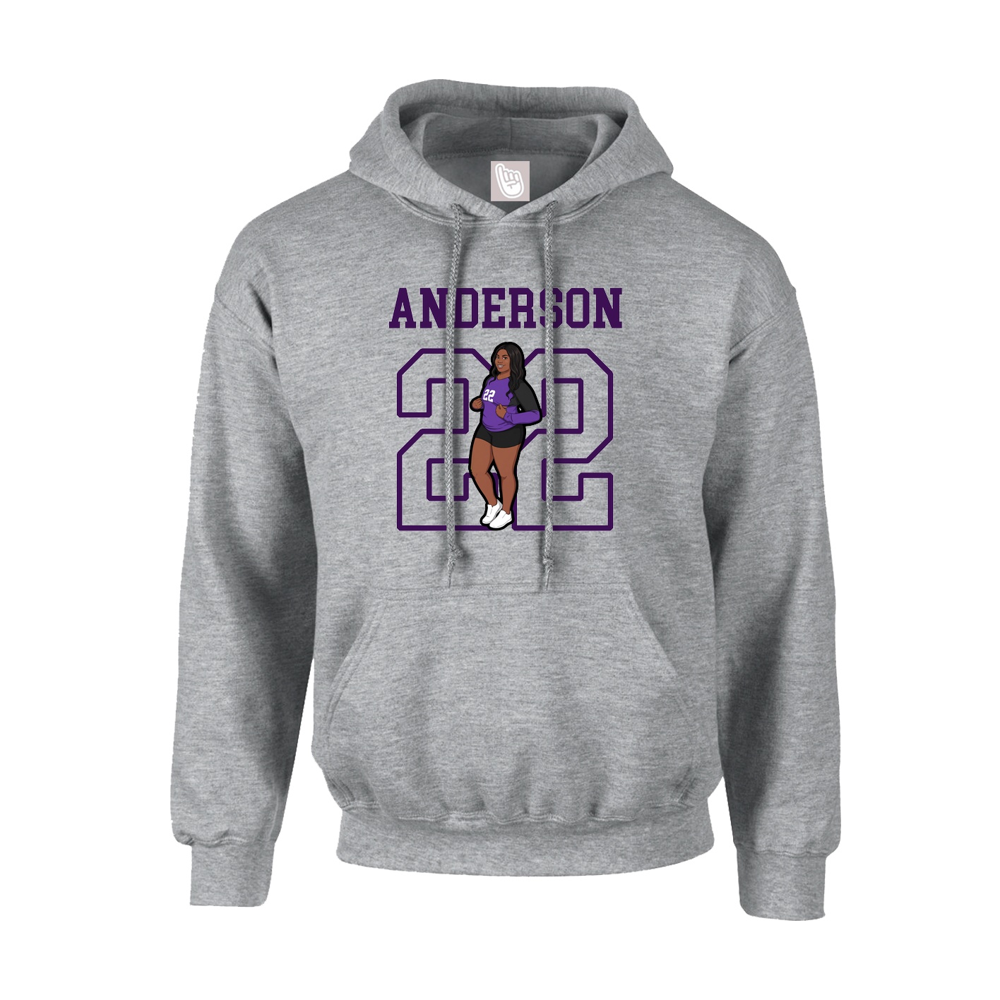 Hoodie — Shirsey in Grey