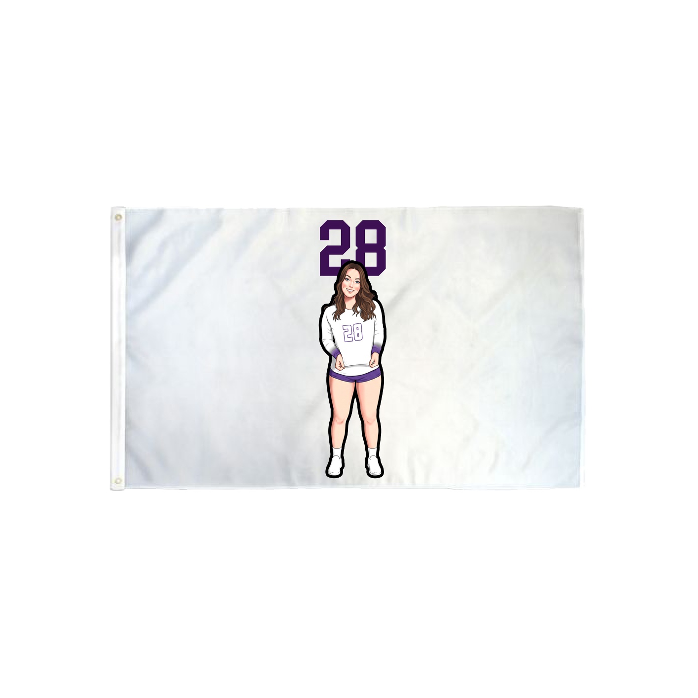 3x5 Flag — Number Top in Classic