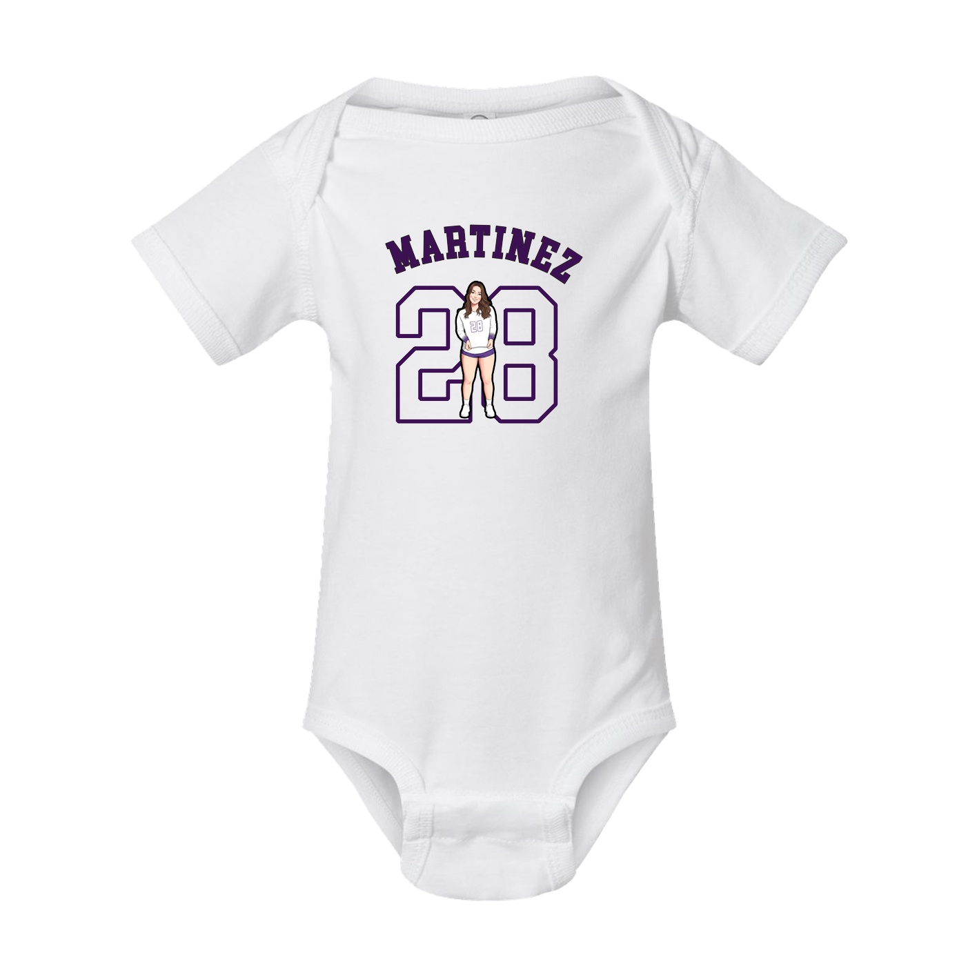 Baby Onesie — Shirsey Arch in White