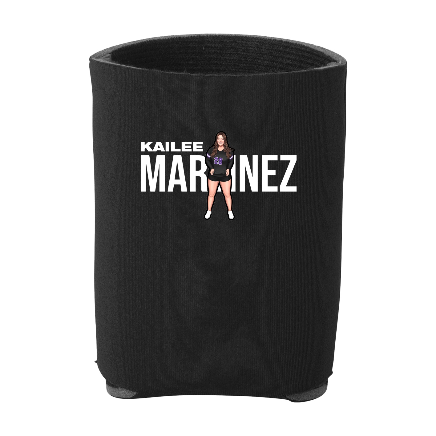 Can Holder — Player Name in Black
