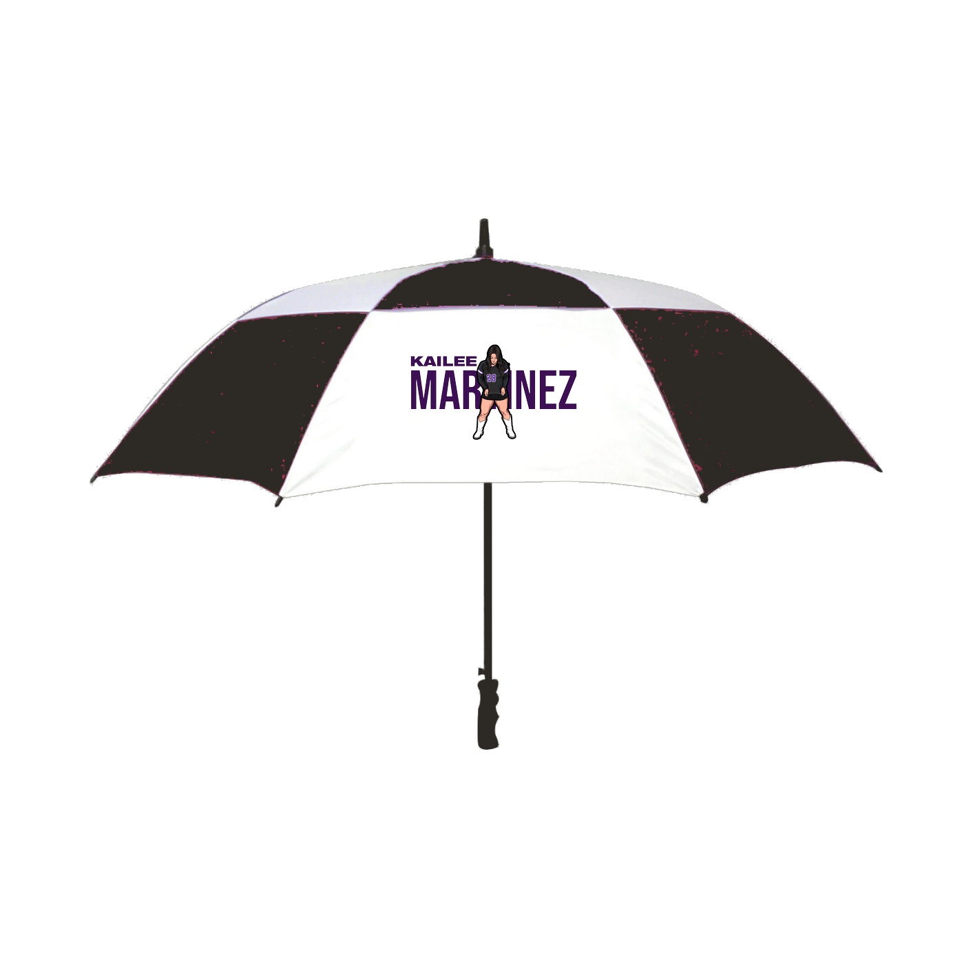 Golf Umbrella — Player Name in Black