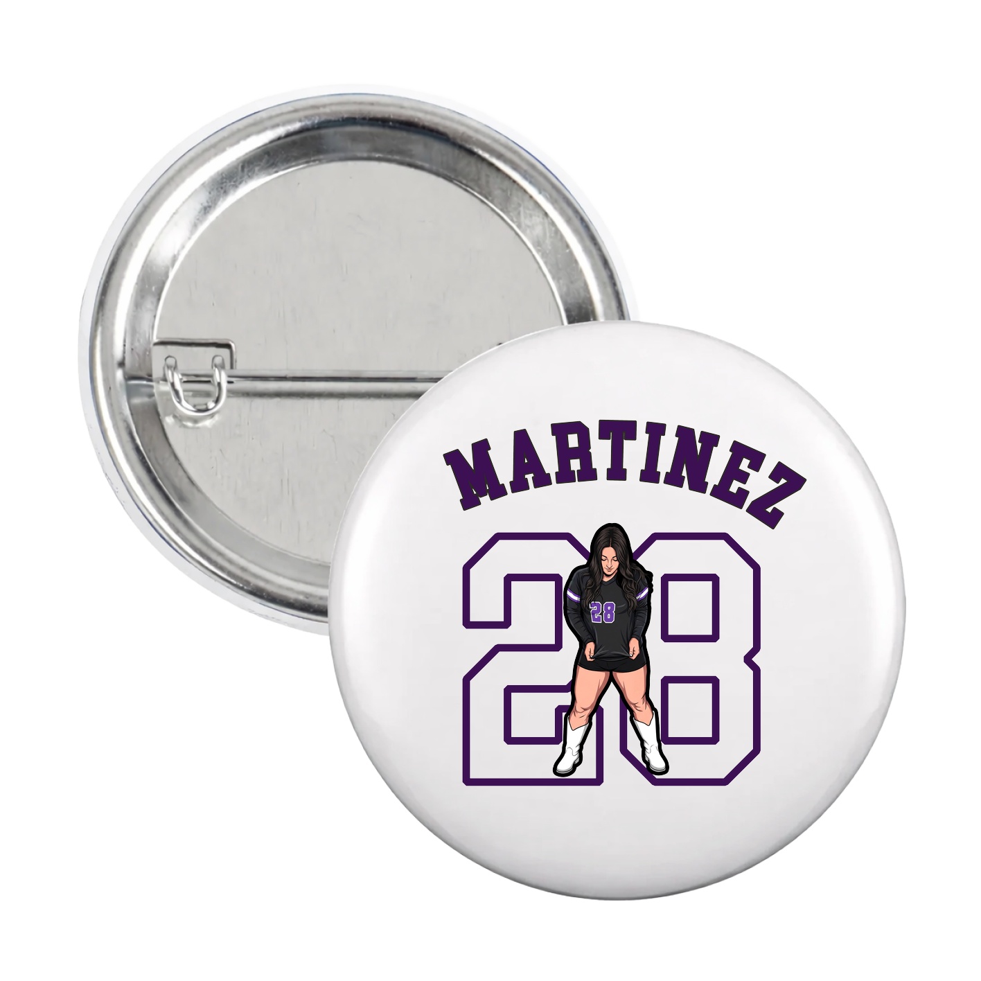 Game Day Button — Shirsey Arch in White