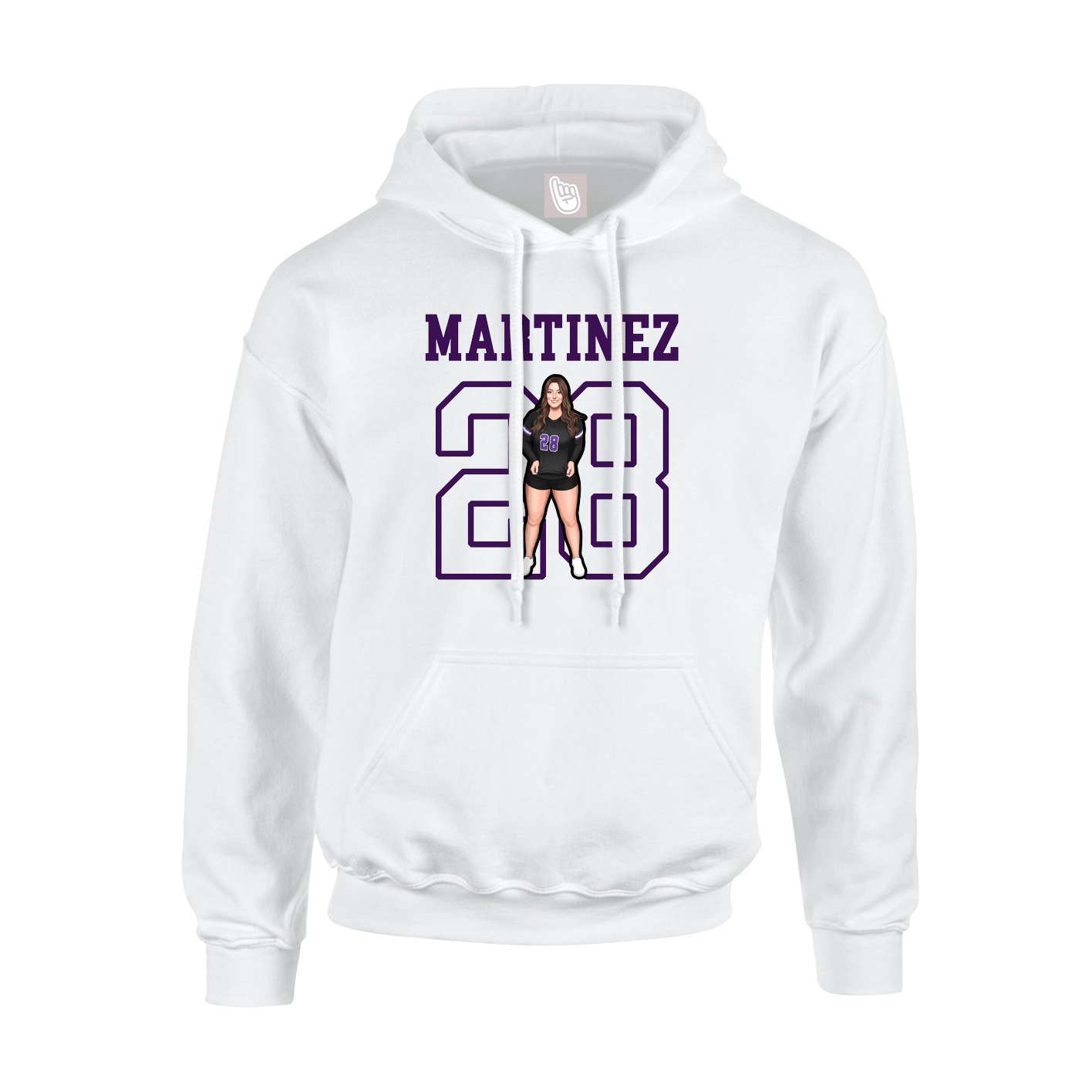 Youth Hoodie — Shirsey in White