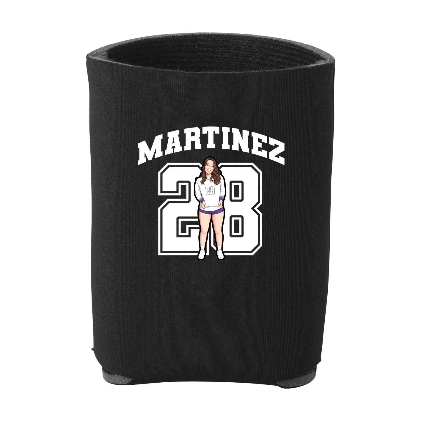 Can Holder — Number in Black