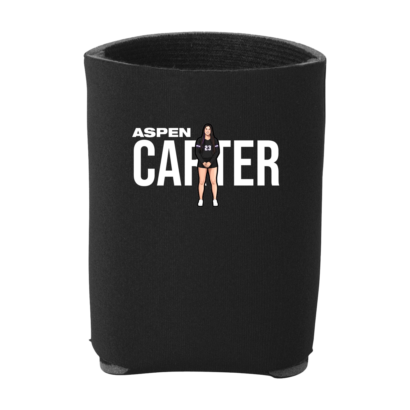 Can Holder — Player Name in Black
