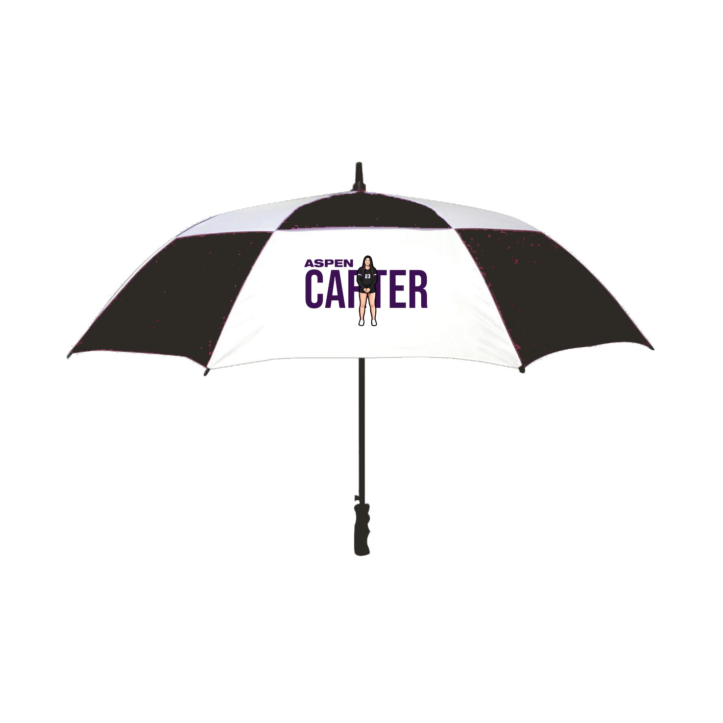 Golf Umbrella — Player Name in Black