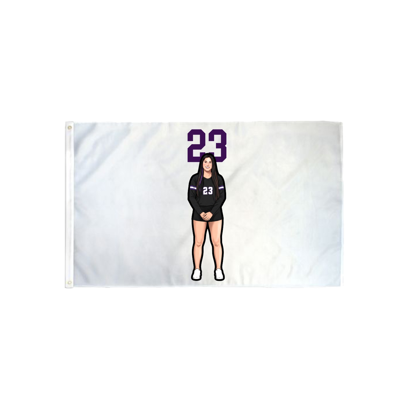 3x5 Flag — Number Top in Classic
