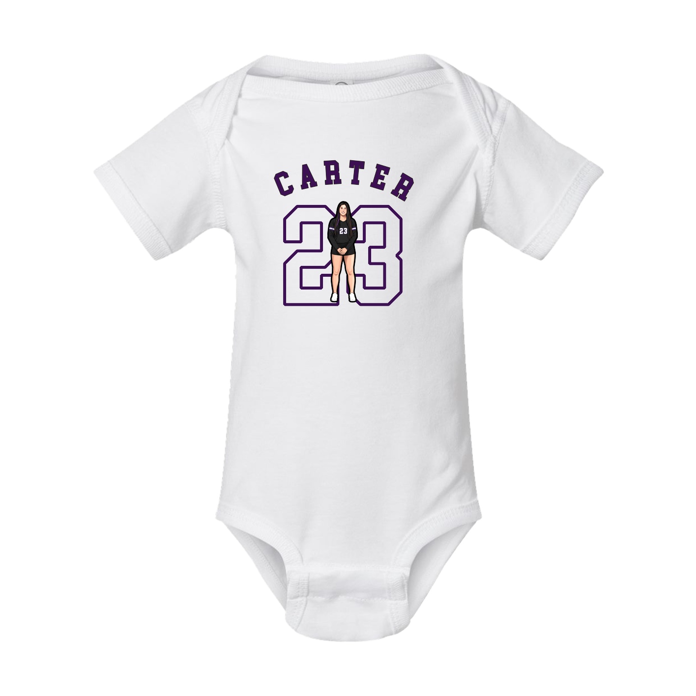 Baby Onesie — Shirsey Arch in White